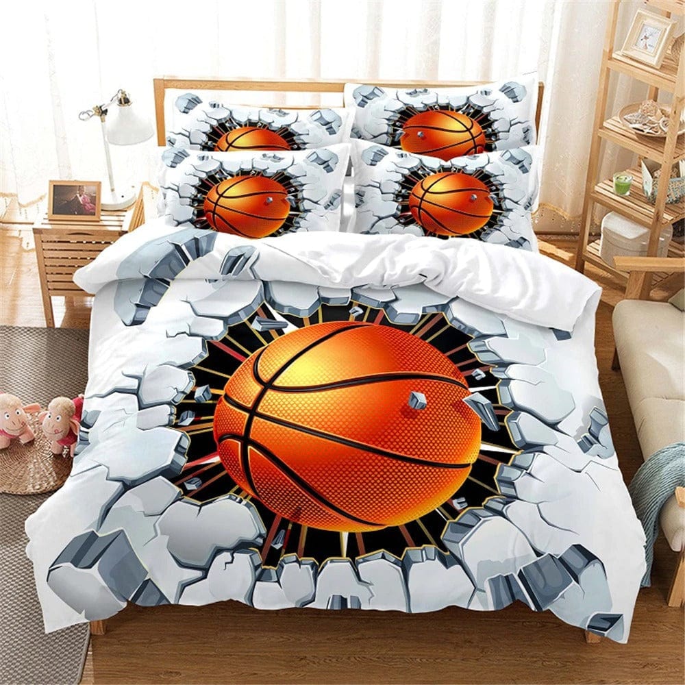 Housse de Couette Ballon de Basket