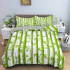 Housse de Couette Bambou Vert