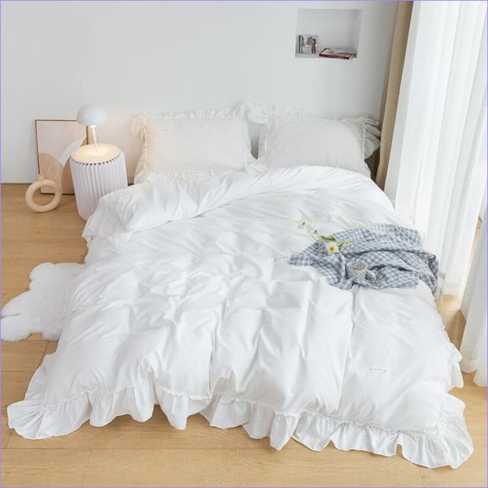 Housse de Couette Blanche Classique