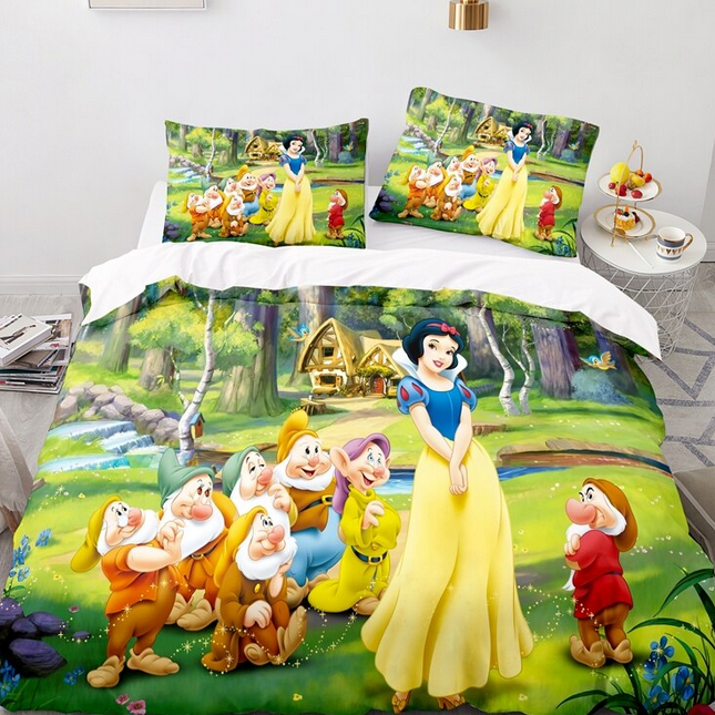 Housse de Couette Blanche-Neige et Les 7 Nains
