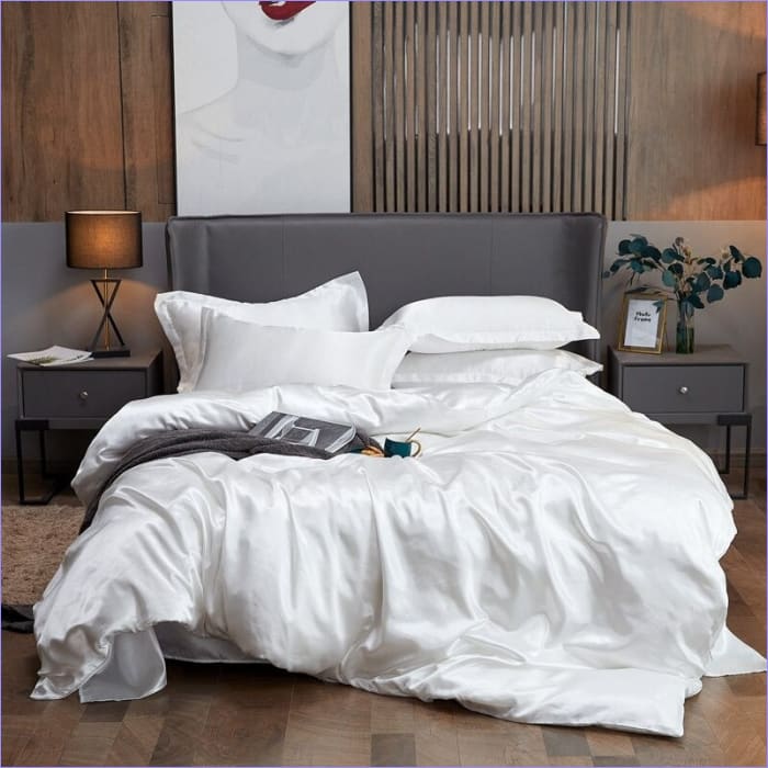 Housse de Couette Blanche Unie