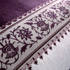 Housse de Couette Blanche et Violette