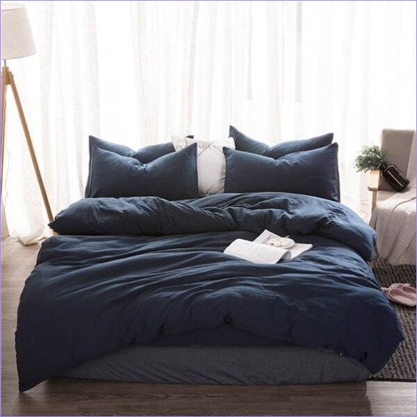 Housse de Couette Bleu Nuit