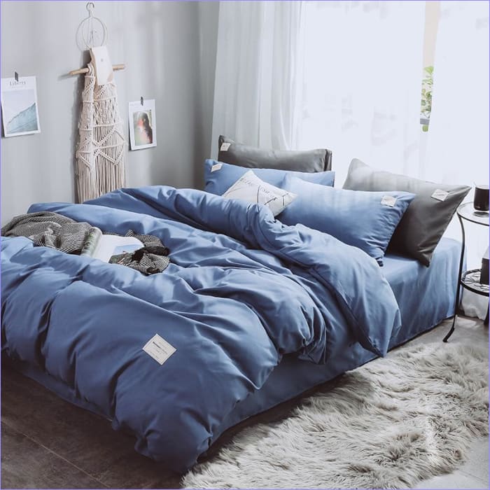 Housse de Couette Bleue 1 personne