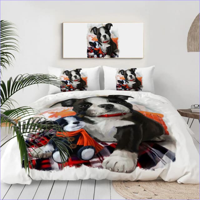 Housse de Couette Boston terrier