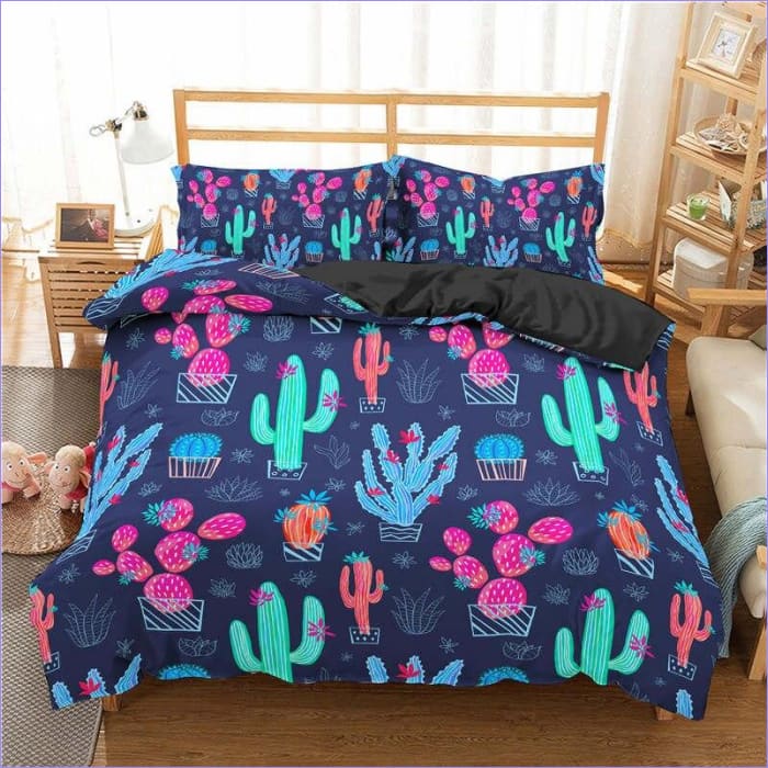 Housse de Couette Cactus Mauve