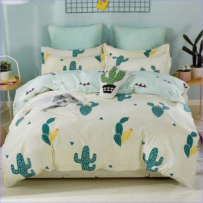 Housse de Couette Cactus Style dessin