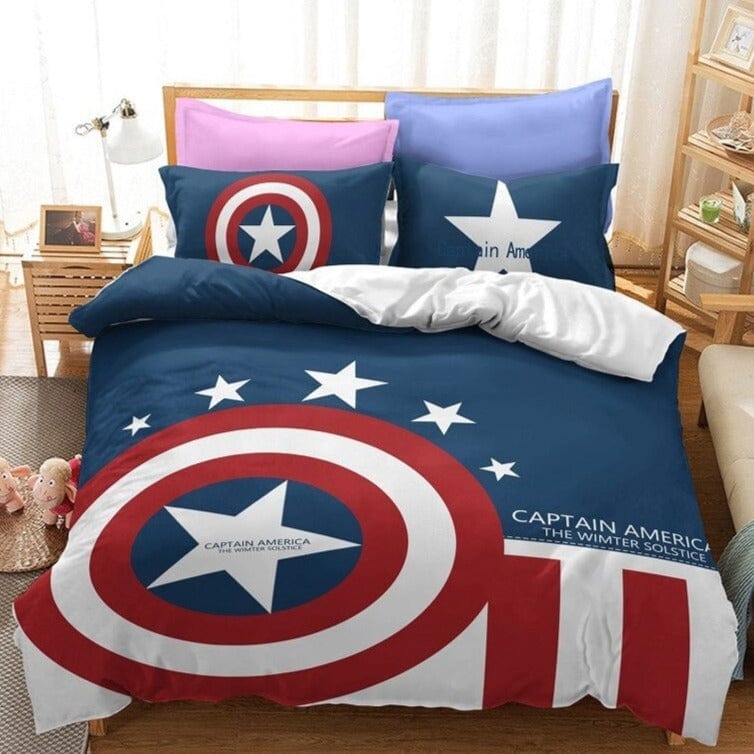 Housse de Couette Captain America 2 Personnes