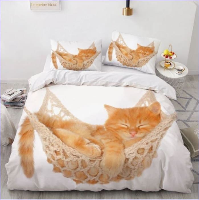 Housse de Couette Chat Hamac