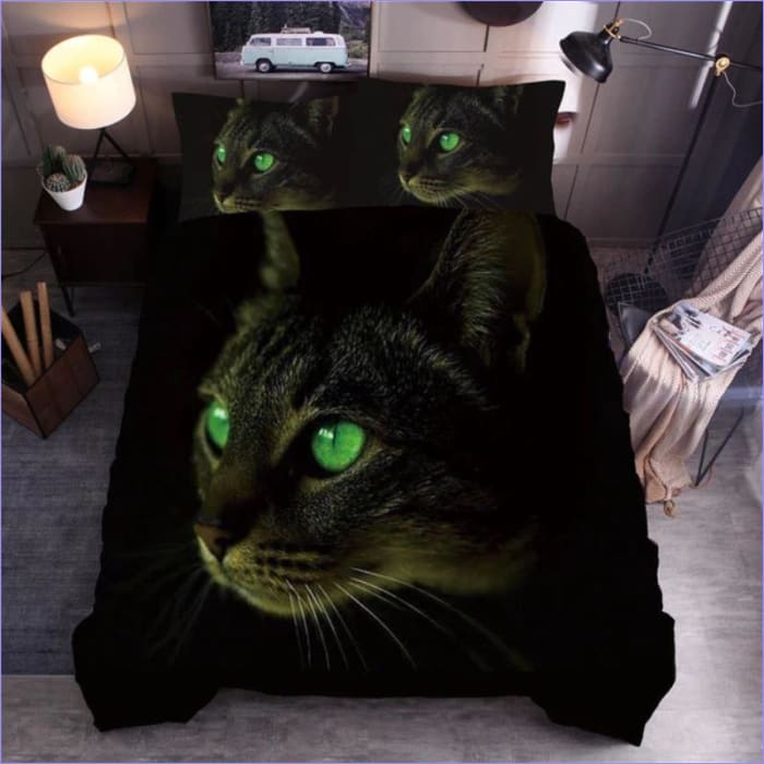 Housse de Couette Chat noir 200x200