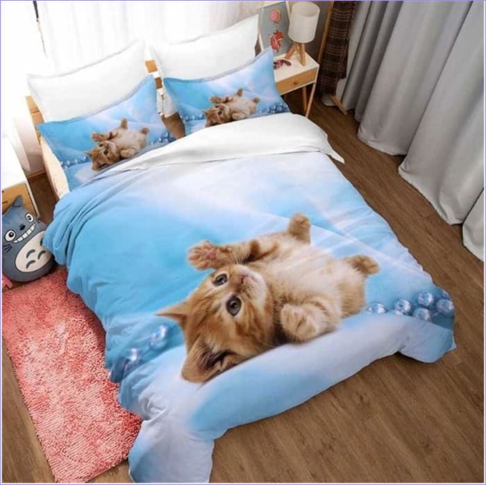 Housse de Couette Chaton Joueur