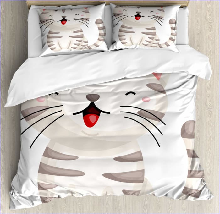 Housse de Couette Chaton heureux