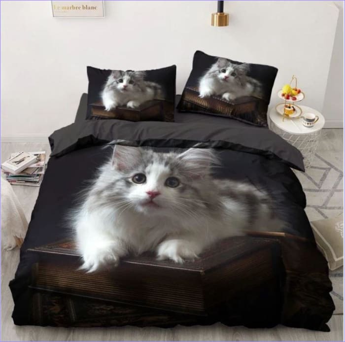 Housse de Couette Chaton studieux