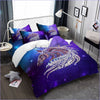 Housse de Couette Cheval Dessin Violet