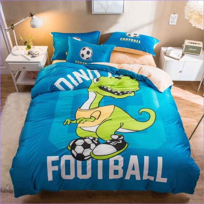 Housse de Couette Dinosaure Football