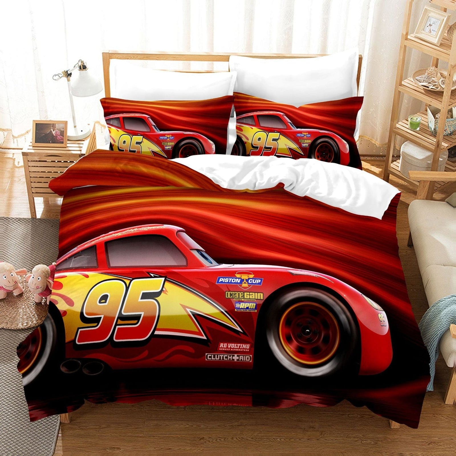 Housse de Couette Disney Cars Rouge
