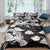 Housse de Couette Dragon Blanc et Noir