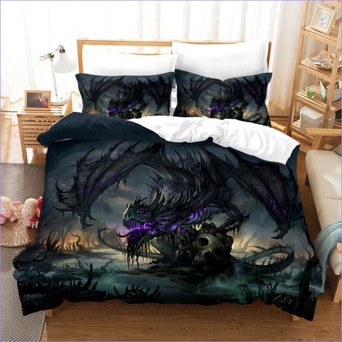 Housse de Couette Dragon Des Ténèbres