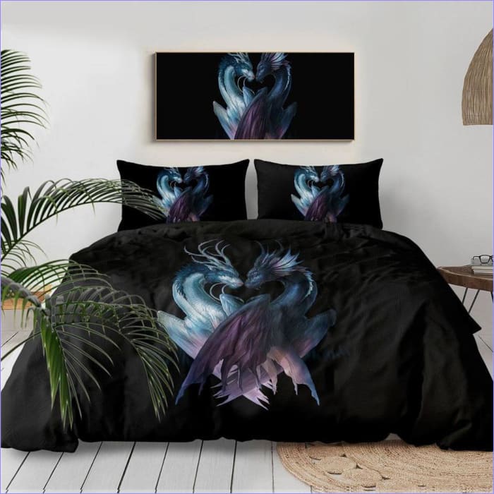 Housse de Couette Dragon Yin et Yang