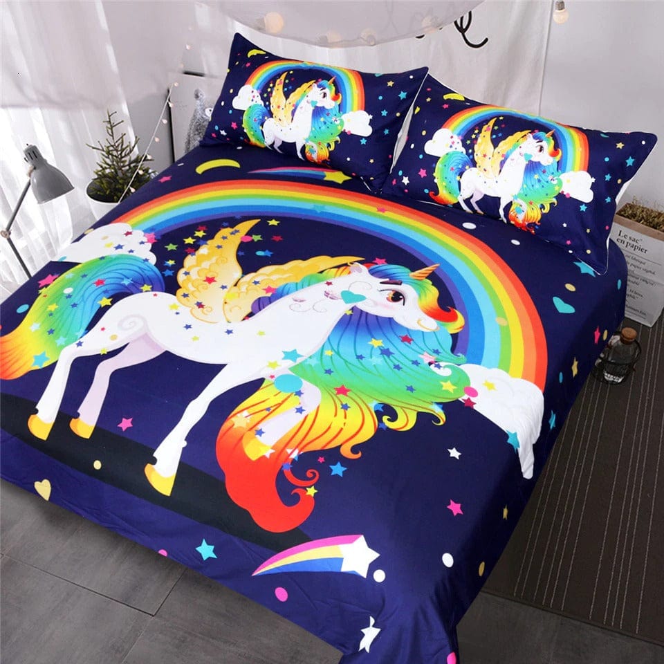 Housse de Couette Enfant Licorne