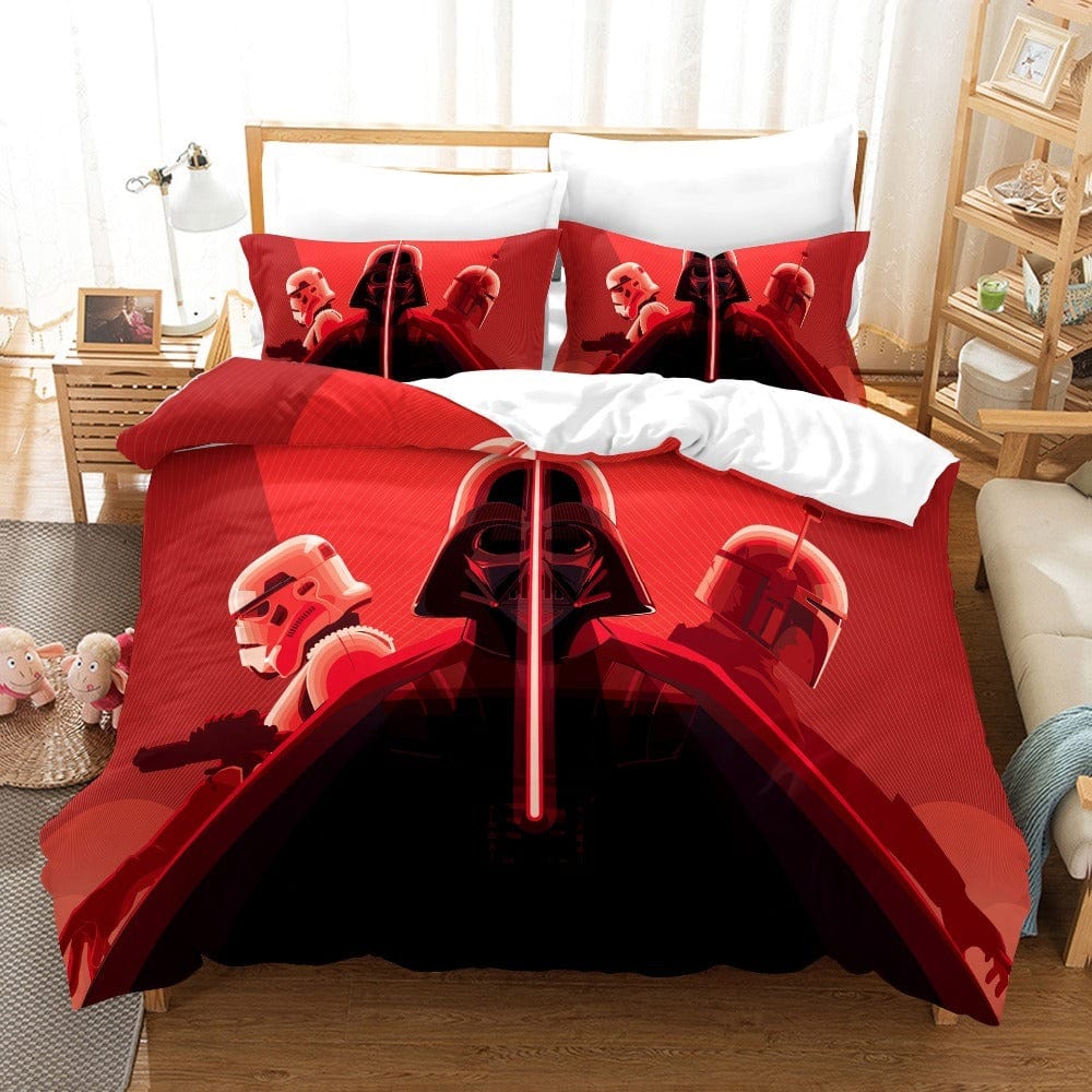 Housse de Couette Enfant Star Wars Rouge
