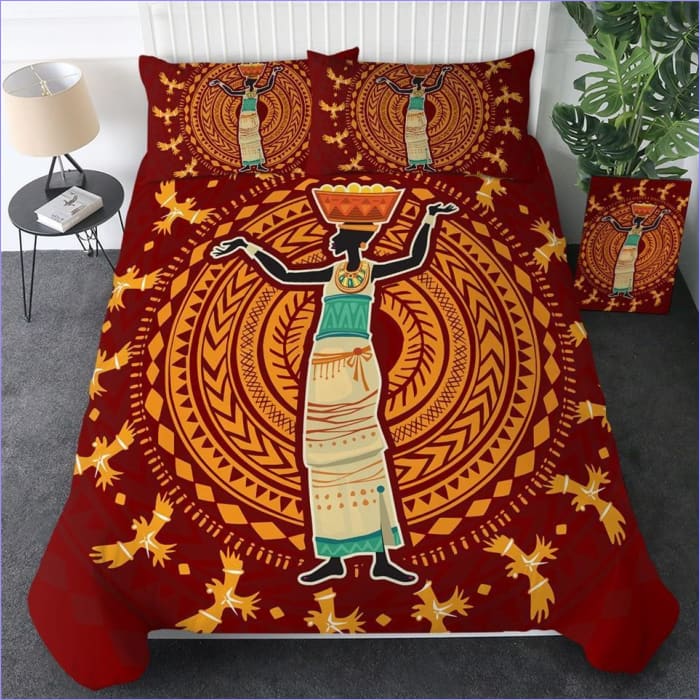 Housse de Couette Femme Africaine