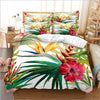 Housse de Couette Fleurie Composition Florale Exotique