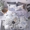 Housse de Couette Fleurie Feuilles assorties