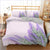 Housse de Couette Fleurie Lavande