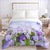 Housse de Couette Fleurie Papillons Roses