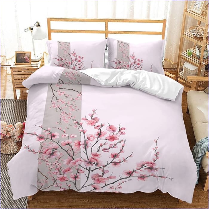 Housse de Couette Fleurie Sakura