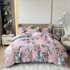 Housse de Couette Fleurie Style Anglais Vieux rose