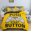 Housse de Couette Gamer Jaune 220x240