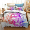 Housse de Couette Hippie Combi Arc en Ciel