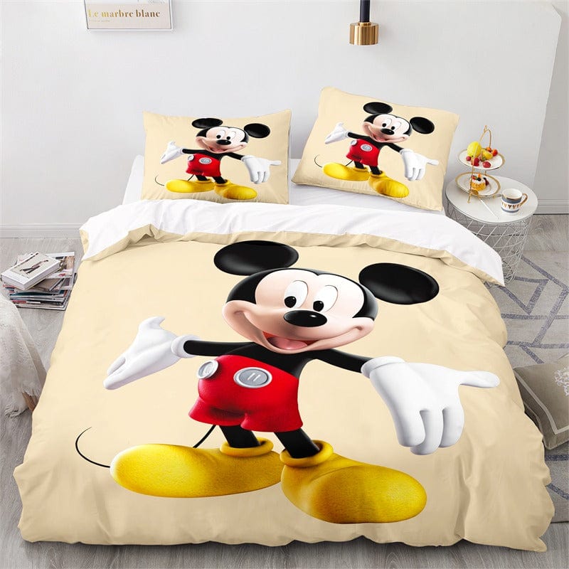 Housse de Couette Jaune Enfant Mickey