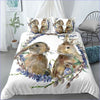 Housse de Couette Lapin Couple