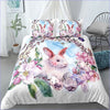 Housse de Couette Lapin Rose Champêtre