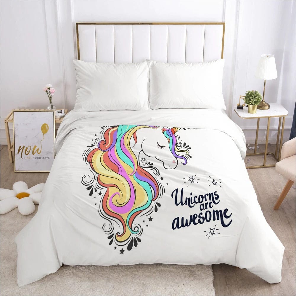 Housse de Couette Licorne 140x200