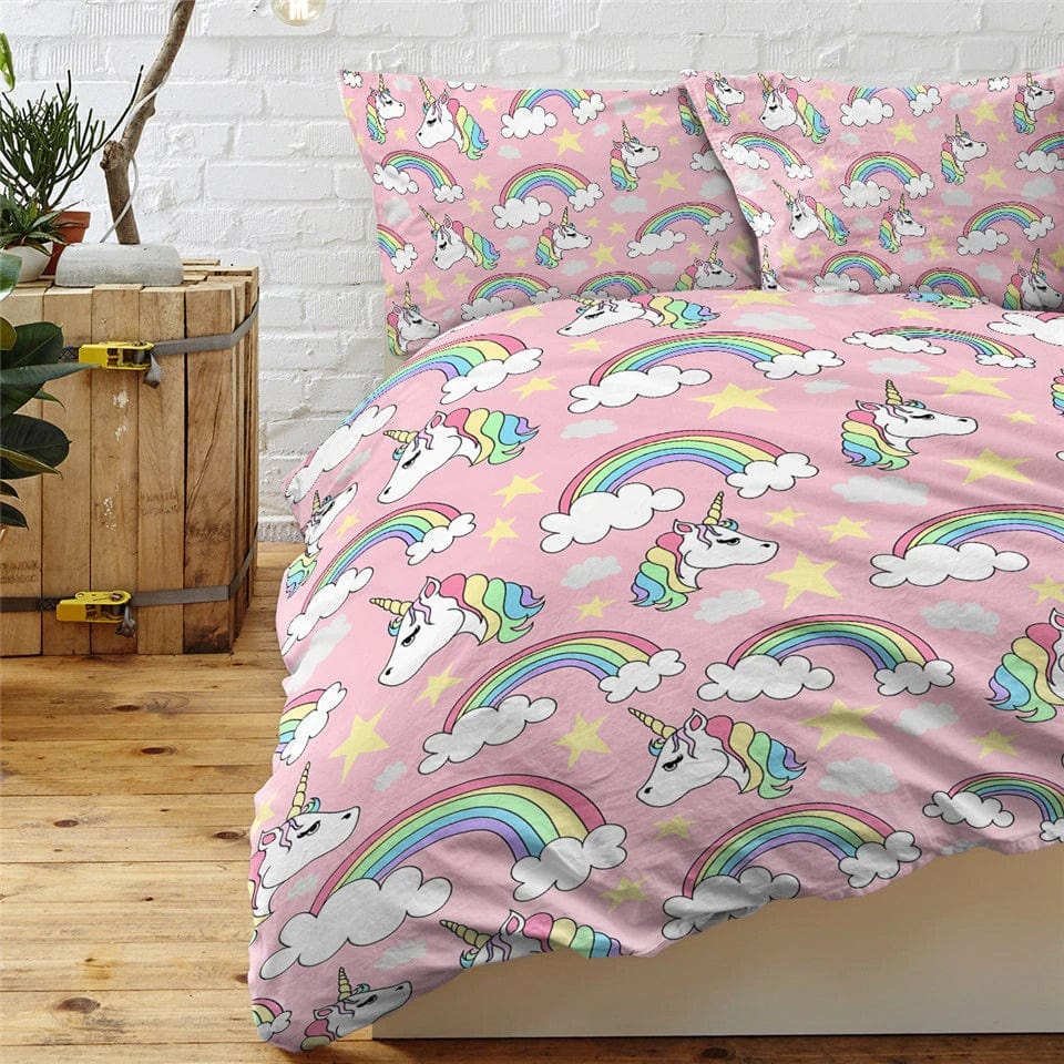 Housse de Couette Licorne Émoji