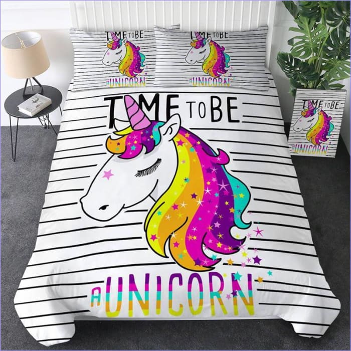 Housse de Couette Licorne Time to Be