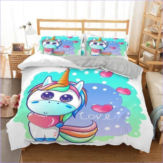 Housse de Couette Licorne style Japon