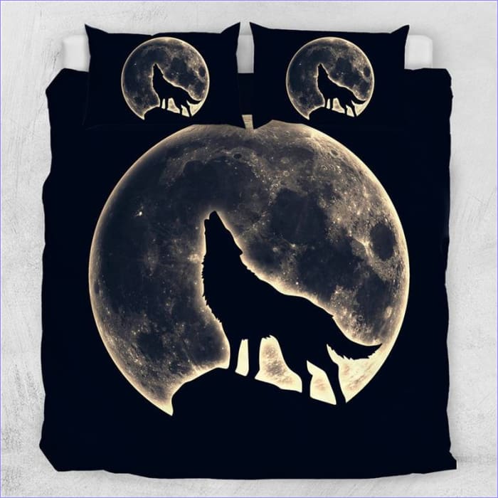 Housse de Couette Loup Garou et Lune