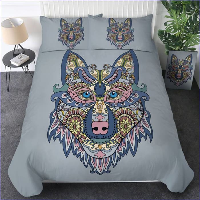 Housse de Couette Loup Inca