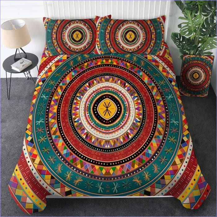 Housse de Couette Mandala Aztèque
