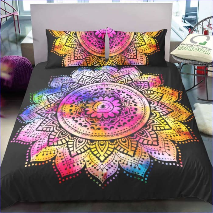 Housse de Couette Mandala Multicolore