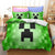 Housse de Couette Minecraft Screeper