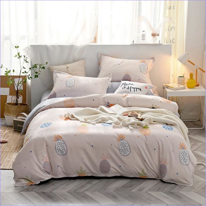 Housse de Couette Moderne Ananas
