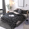 Housse de Couette Motif Noir et Blanc