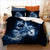 Housse de Couette Moto Bleue