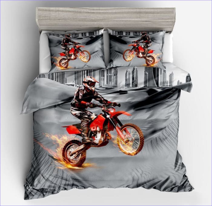 Housse de Couette Moto Cross 200x200